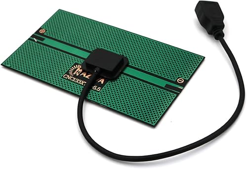 Miniatura 6 de Doefo Cargador solar de 1.65 W, panel solar portátil USB de 5.5 V 300 mA, cargador solar impermeable para campamento de supervivencia al aire libre,