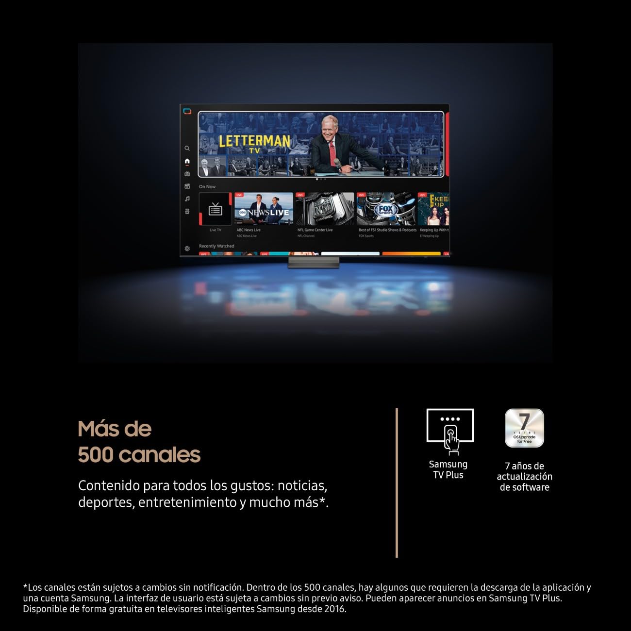 Samsung TV 65 Pulgadas Neo QLED QN74F 4K Mini LED Smart TV con Vision AI, Quantum Matrix Technology Slim y más de 500 Canales