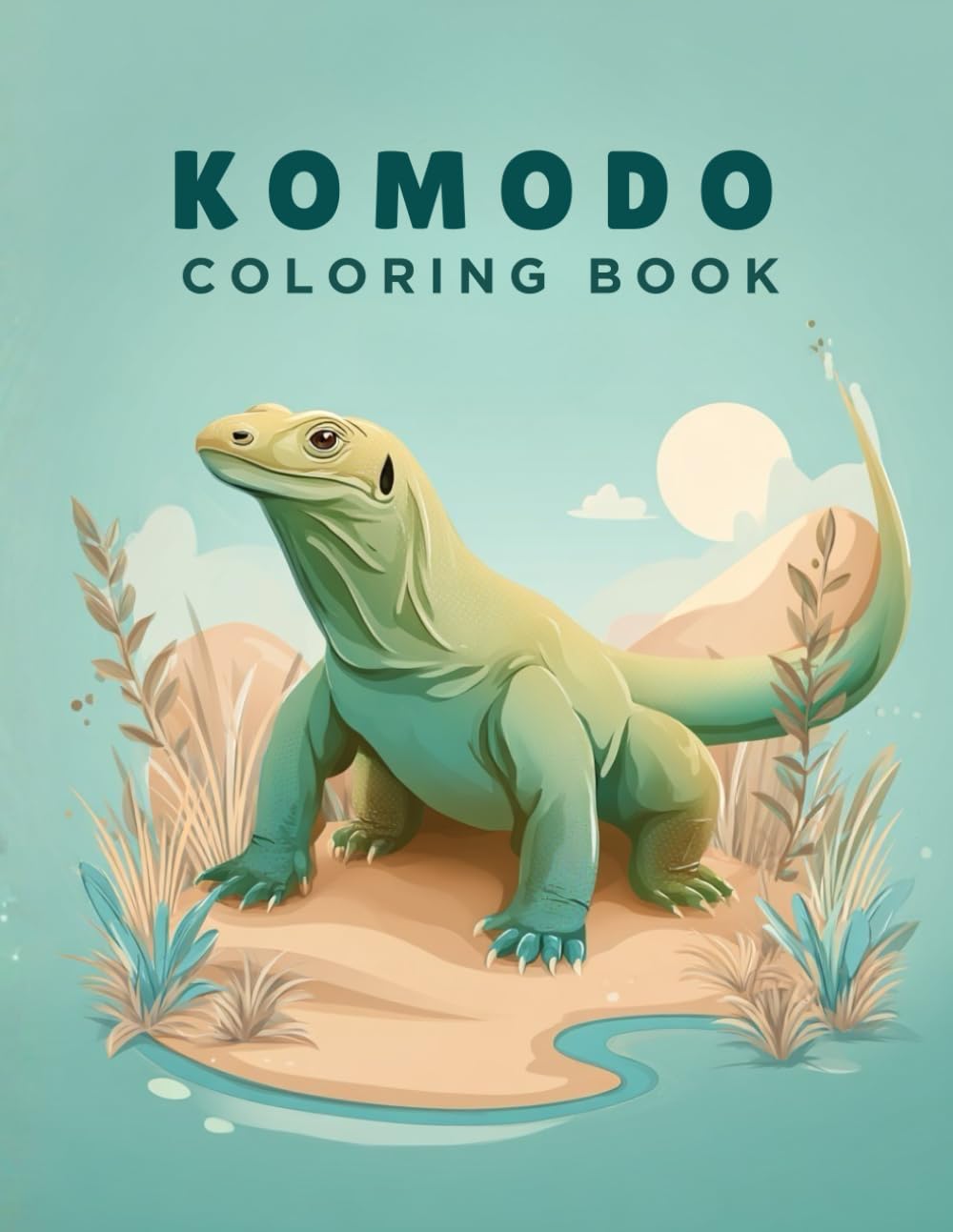 Komodo Coloring Book: Explore Indonesia’s Wild Islands Through Art, Facts, and Adventure (World National Parks Coloring Series)
