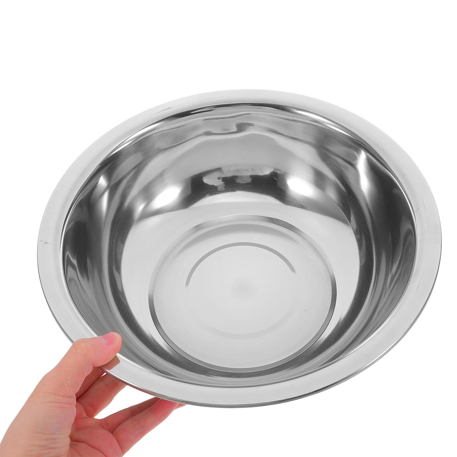 Homoyoyo Vaschetta per Pediluvio in Acciaio Inox 201 da 28 CM Set 2 Pezzi Multifunzionale Fondo Antiscivolo Contenitore per Lavare Piedi Bucato e Uso Domestico per Casa e Viaggio