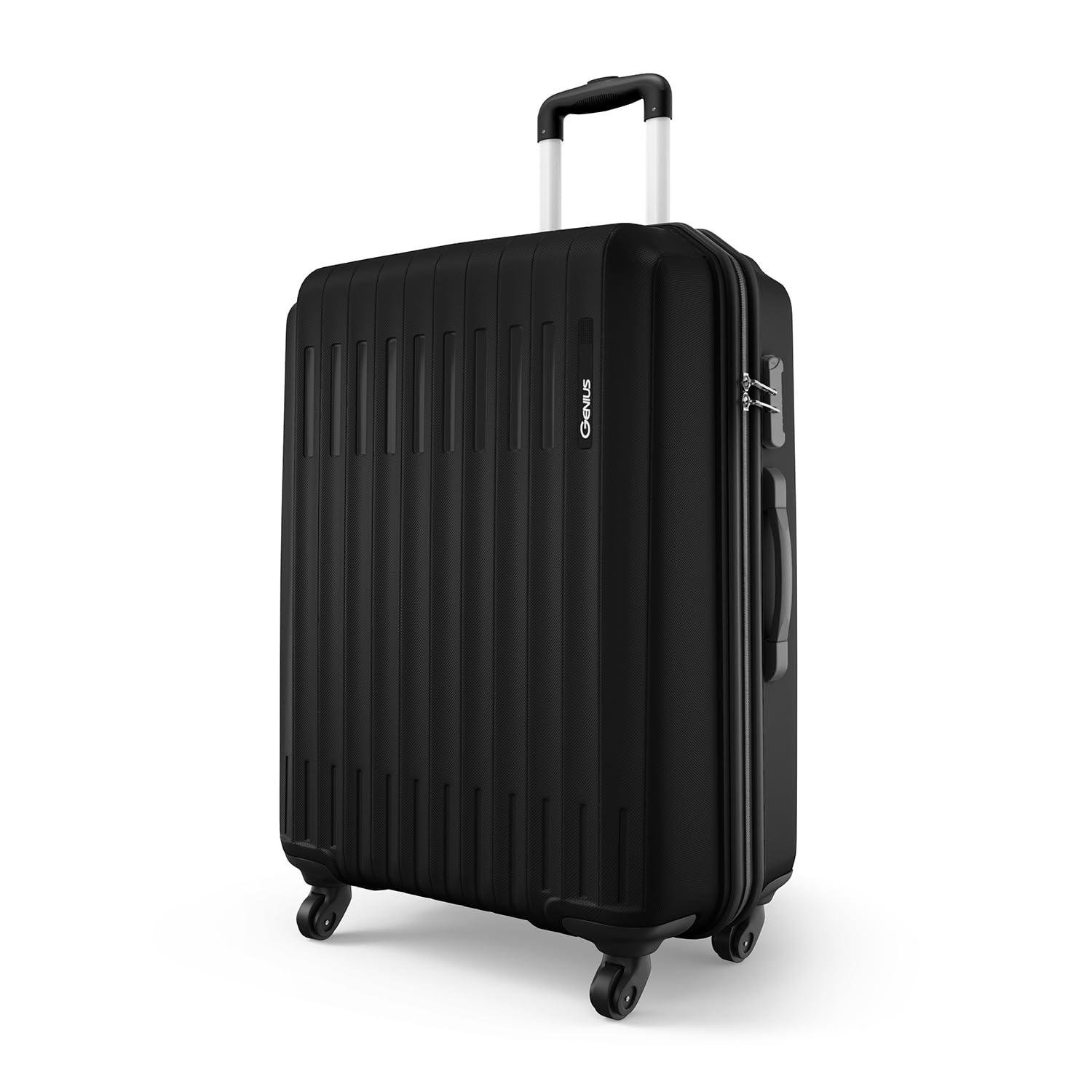 Safari Genius Alley 75cm Large Size Check-in Trolley Bag Hard Case Polypropylene, 4 Spinner Wheels, 360 Degree Wheeling Luggage, Travel Bag, Suitcase ...