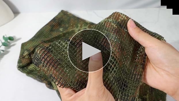 Amazon.com: Ramede 4 Pcs Sniper Veil Mesh Net Camo Scarf