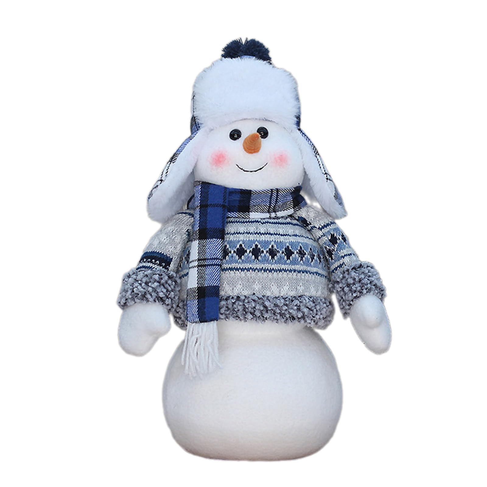 Tsophreniq Santa Christmas Figurines Unique Gift Asjuatable Height Festive Ornament for Family and Decorations Home Decor Bearer Decorations Santa Stuffed Toy Home Decor ForXmas