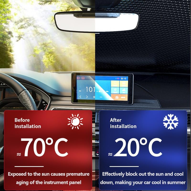 Parasole Per Parabrezza Auto Per Kia XCeed 2019-2023, Parasole Per Parasole Per Parabrezza Auto Per Kia XCeed 2019-2023, Parasole Per
