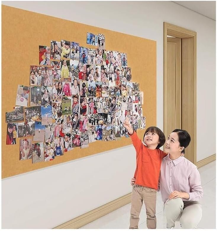 Tableau d'affichage en liège et lin pour ne plus perdre vos notes importantes