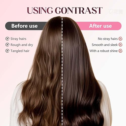 Miniatura 2 de Cepillo de pelo autolimpiante, cepillo retráctil con cerdas de masaje, peine antiestático fácil de limpiar para todo tipo de cabello, cepillo de