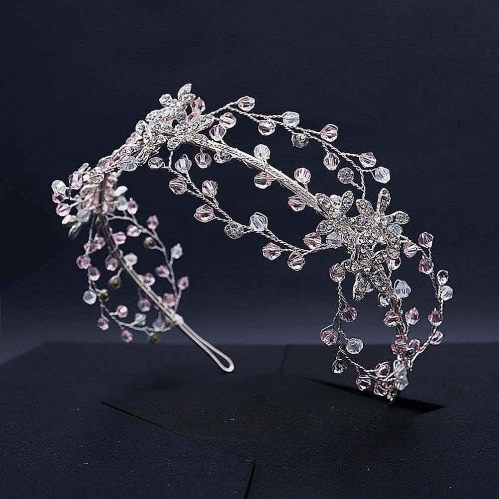 Queen Crown for Womens, Gold Tiara with Clear Rhinestone for Christmas Xmas Birthday Girls Prom Halloween Bridal Party