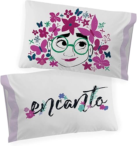 Miniatura 4 de Disney Encanto The Magical Madrigal Sisters - 1 funda de almohada reversible individual  Ropa de cama súper suave de doble cara para niños (producto