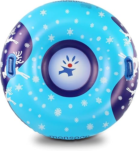 Miniatura 2 de monsoon Planeador Tubo De Nieve De Lujo Para Trineo De Trabajo Pesado Con Asas Para Adultos - Azul