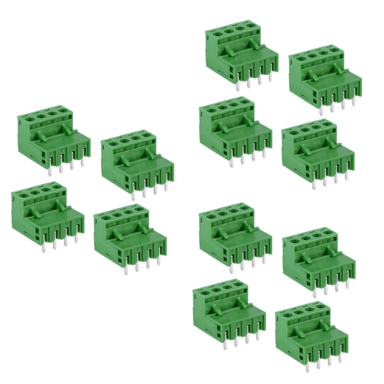 SOLUSTRE 3piezas Conector Pcb Terminal Block Pines Rectos Conector De Placa De Circuito Terminales De Bloque Para Aplicaciones Eléctricas Resistente Temperaturas De Paquete