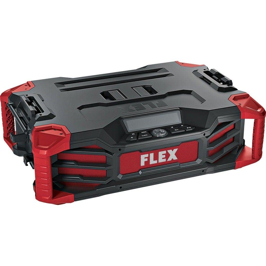 Flex Digitales Akku-Baustellenradio 12/18 V RD SP 12/18/230 (DAB+, mit 6 Lautsprechern, mit Akku-Kapazitätsanzeige) 532813