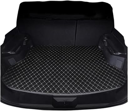 Custom Car Trunk Mats Fit For JAC JS4 2021-2026 Leather Cargo Liner Car Mat AccessoriesBlack Beige