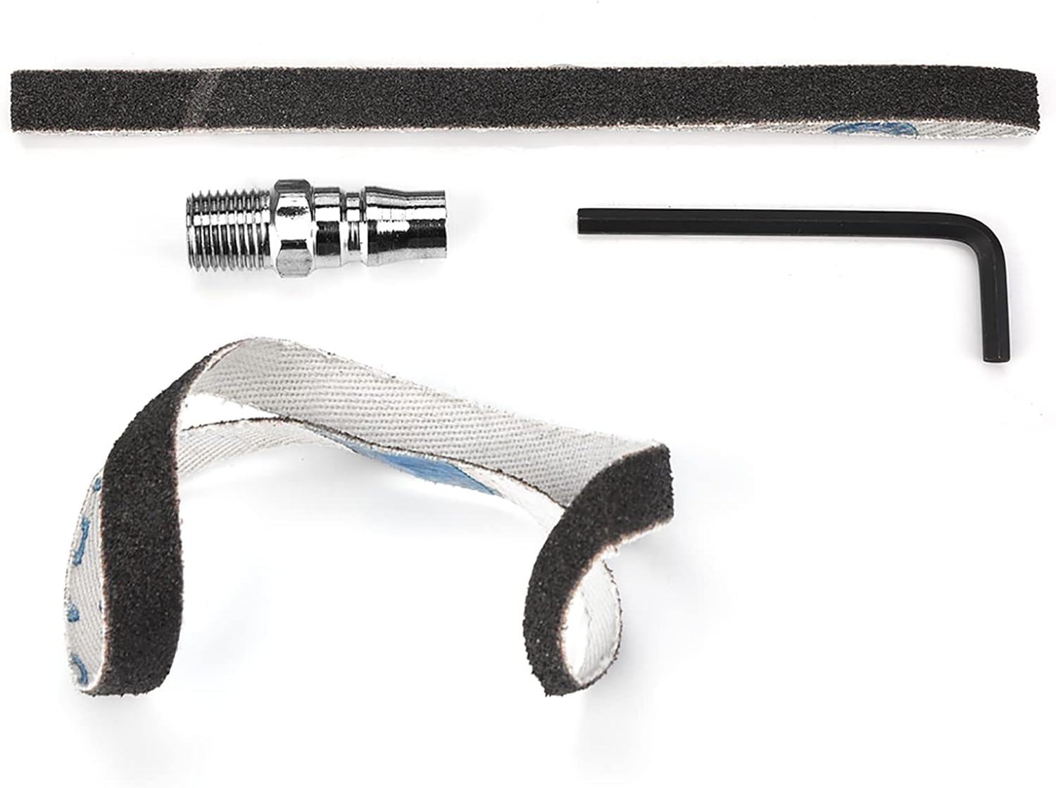 Eujgoov Pneumatic Belt Sander Air Pneumatic Belt Sander, Air with Hen Wrench and Sand (330 * 10mm)