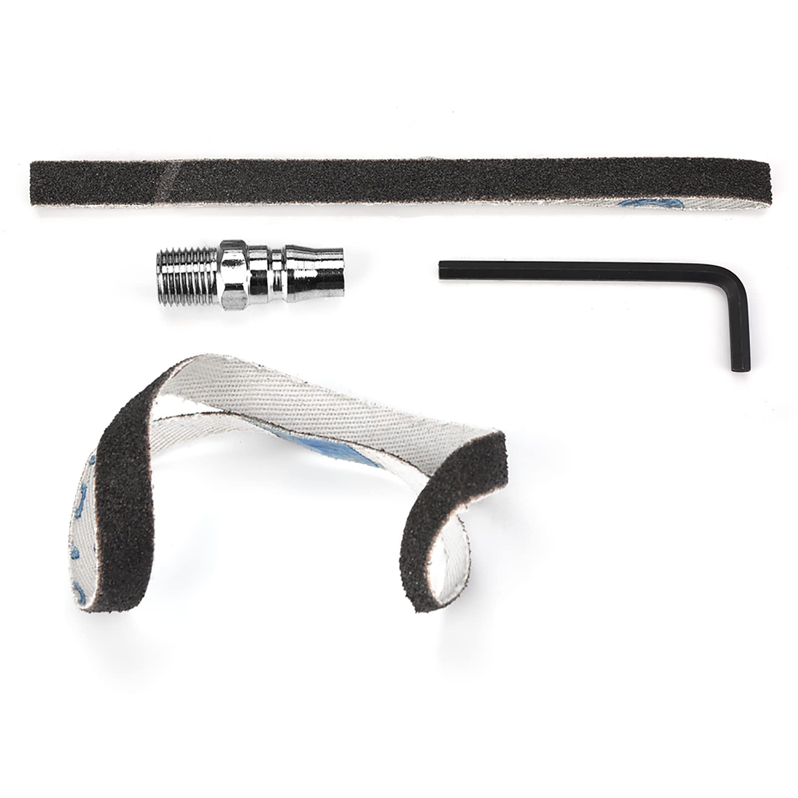 Pneumatic Air Belt Sander, Grinding Welding Parts, Removing Burrs, Coating for Polishing, Grinding, Removal, with 360° Rotate Handle, Yellow (330 * 10mm)