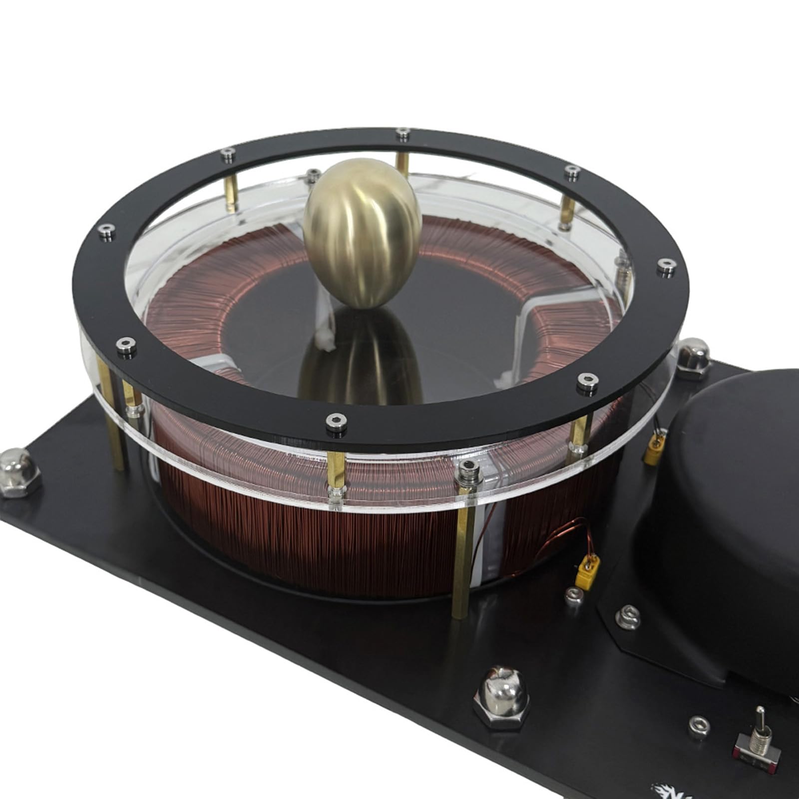 Elektromagnetyczne jajko eksperymentalne z prądem wirowym, narzędzie do nauczania fizyki, Tesla Science Physics Activity, prezent edukacyjny dla entuzjastów nauki i studentów