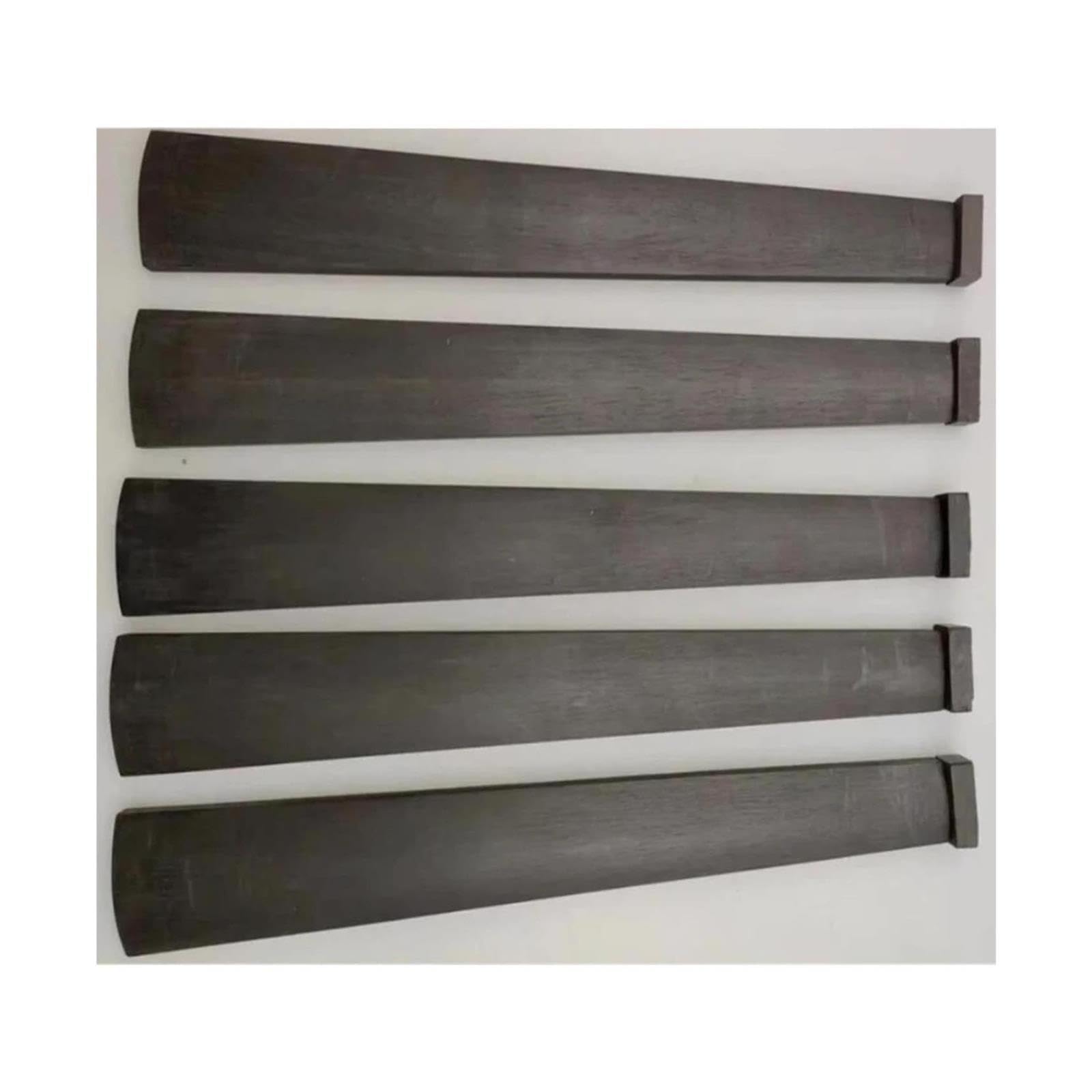 5PCS Touche violon ébène Indonésie 4/4 avec sillet, Set luthier