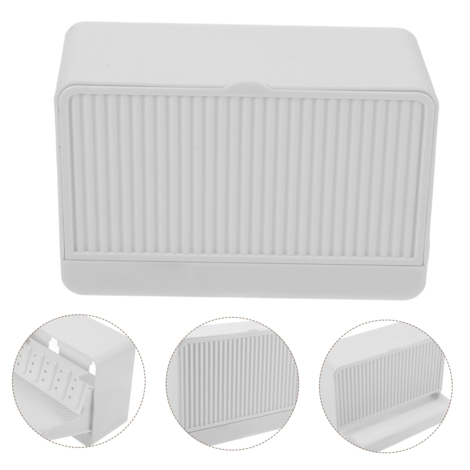 BESTOYARD 5stücke Wandmontierte Seifenbox Mit Abtropfdesign Praktische Abnehmbare Seifenablage Für Badezimmer Bohren Langlebigem Weiße Einzelbox