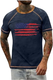 RebeSco Cosy Elastic Business Blouses Man Ruched Classic Tshirt Printed Polyester Plus Size Short Sleeve Round Neck Summer T-Shirts Man