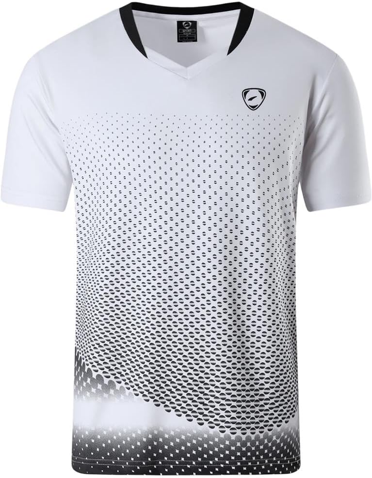 5 Pack Men's Activewear T-Shirt Sport Tee Shirt Athletic Running Gym Workout Tshirt Golf Tennis Tops Quick Dry LSL449