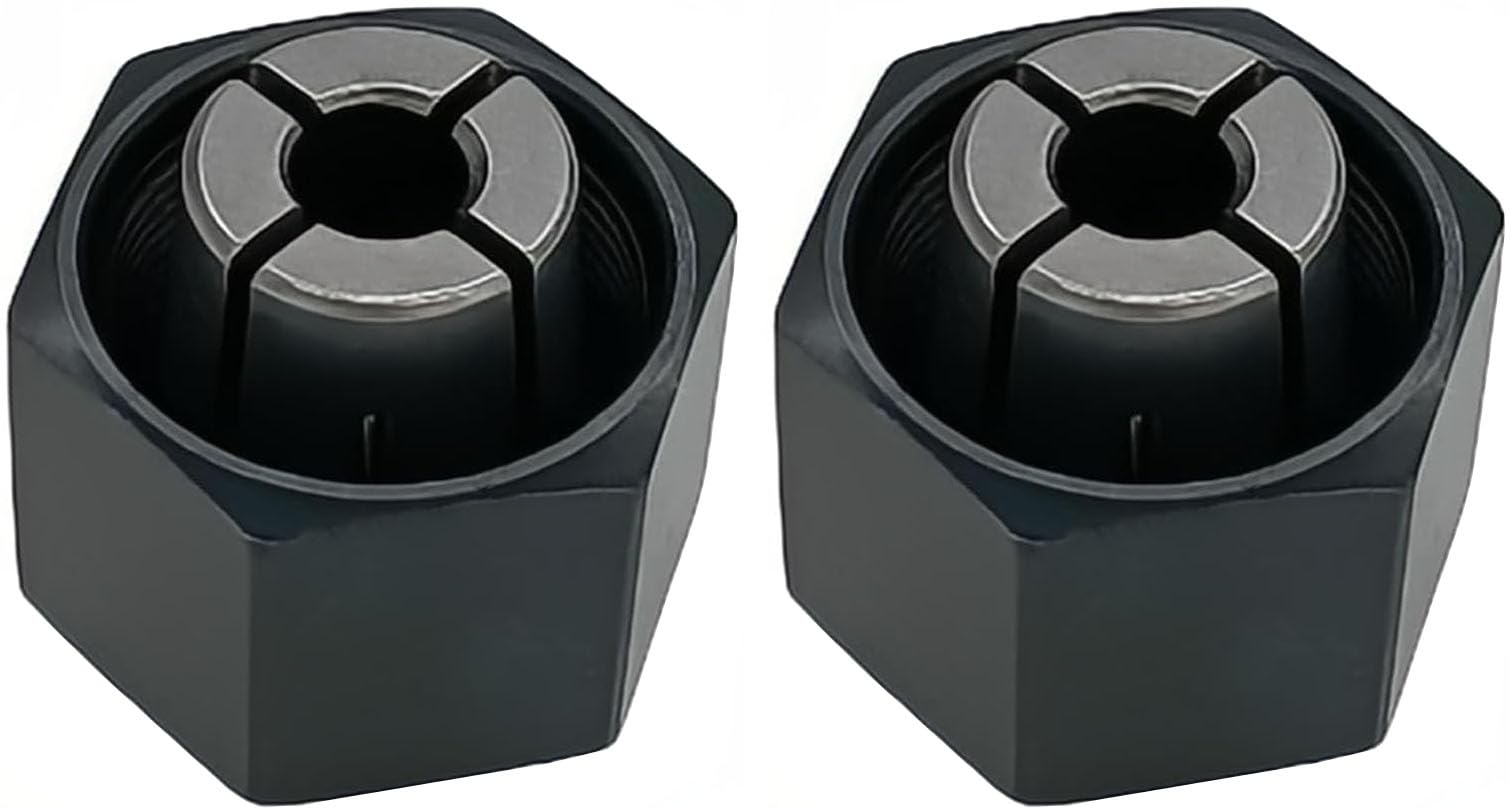 Photo 1 of (2 Pack) 1/4" Router Collet 6.35mm For Dewalt DW621 DW616 DW618 Router