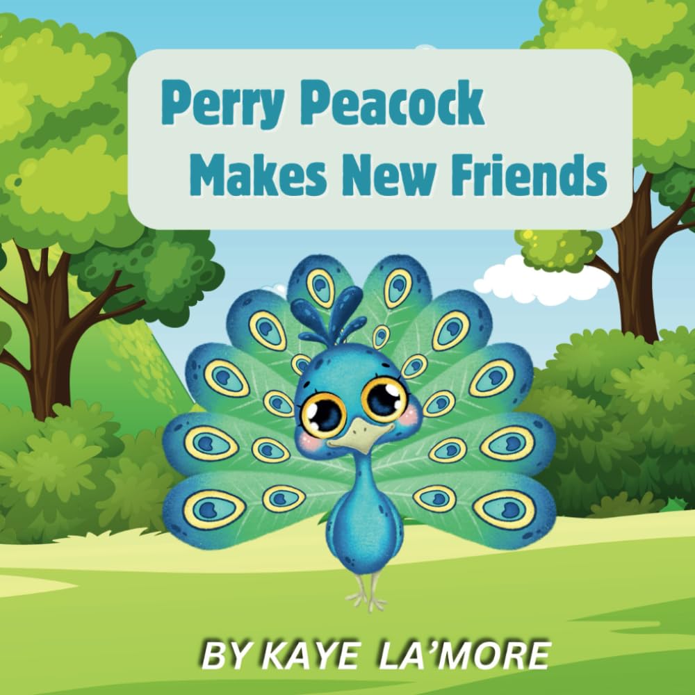 Perry Peacock Makes New Friends: A cute story about a little peacock who overcomes shyness.