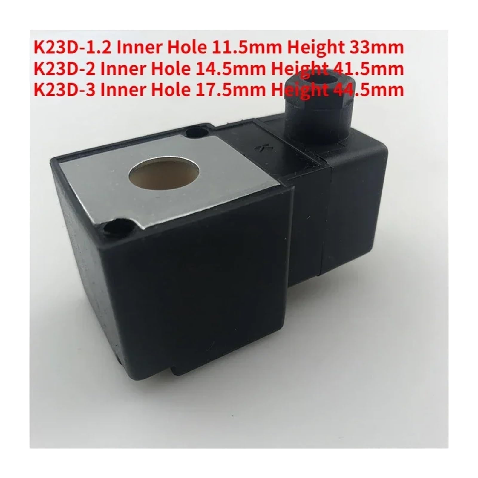 Bobina de electroválvula neumática K23D-1.2/2/3: compatible con CA 220 V y CC 24 V for un control eficiente.(AC220V K23D-3)