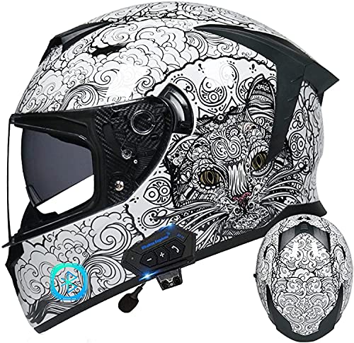 Casque Modulable Moto Bluetooth Intégral Casque Cover