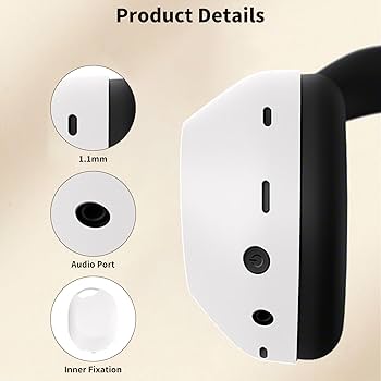【美品】SONY WH-1000XM6 ホワイト ケース Amazon.com: for Sony WH-1000XM6 Case Cover, 3 Sets Silicone