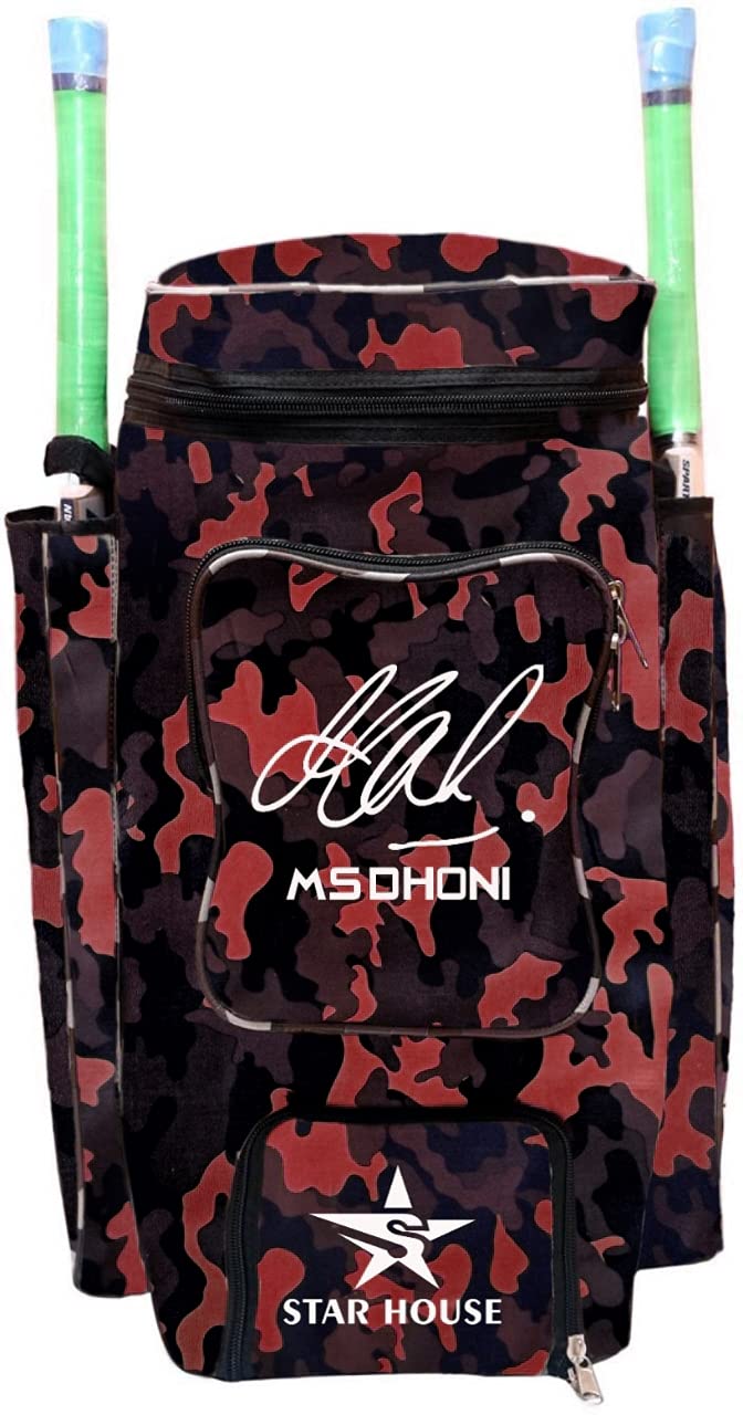 Nylon Unique Army Printed Star House Best Cricket Kit Bag for Youth-image-12