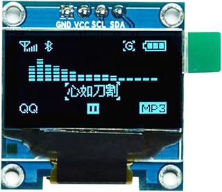 HiLetgo 0.96" SSD1306 I2C IIC SPI Serial 128X64 OLED LCD Display 4 Pin Font Color Blue