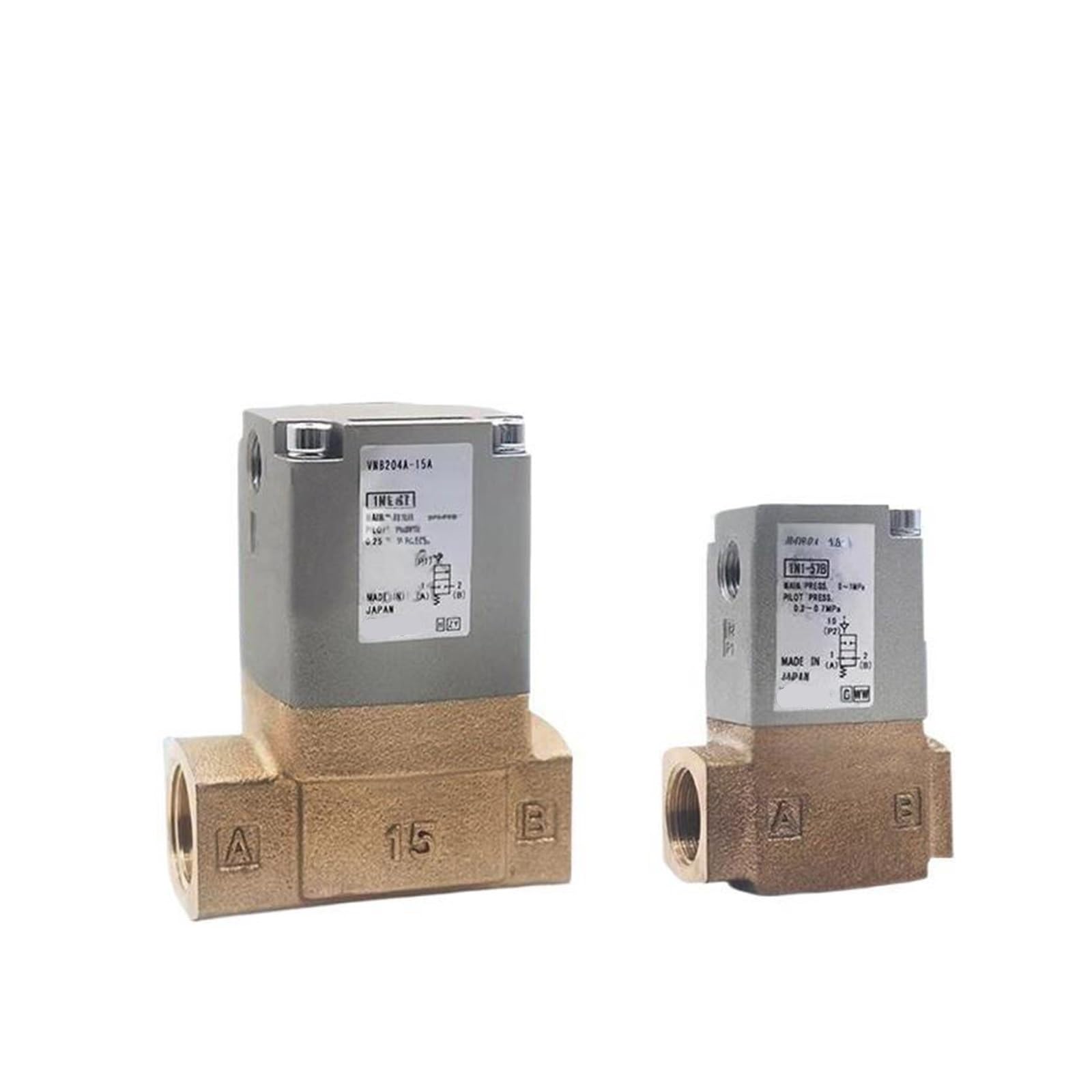 Vanne de régulation de débit pneumatique modèle VNB203CS-F10A