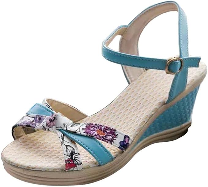 Sandalias para Mujer, Caliente, Verano, Tobillera para Mujer, cuñas,  Sandalias, Chanclas con Solapas, Puntera, cómodo, tacón Alto, Sandalias  Casuales, Zapatos de Mujer Duseedik Off Promoción : Amazon.es: Electrónica
