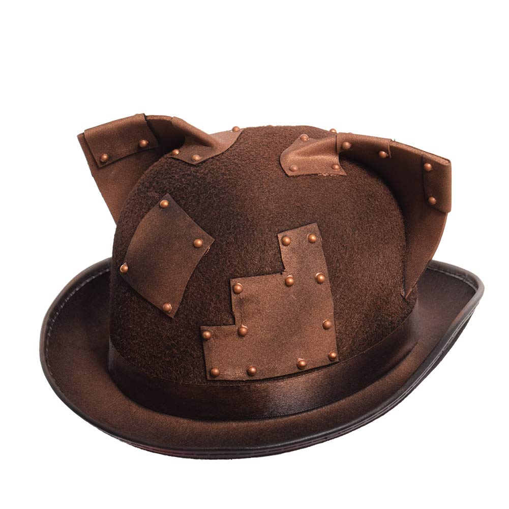 GRACEART Adult Unisex Steampunk Hat Fancy Dress (Cat without Goggles) โ image 1