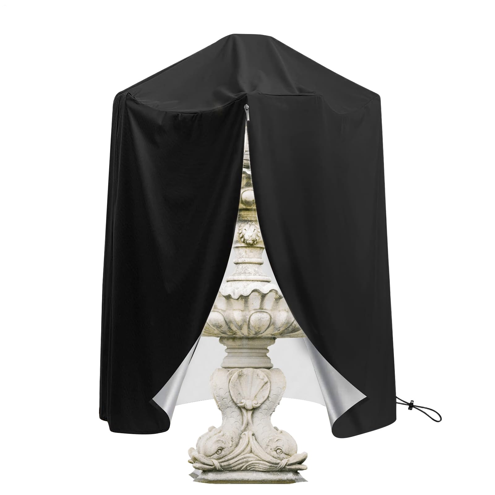 Housse de fontaine pour l'hiver protection haut de gamme étanche pour étang