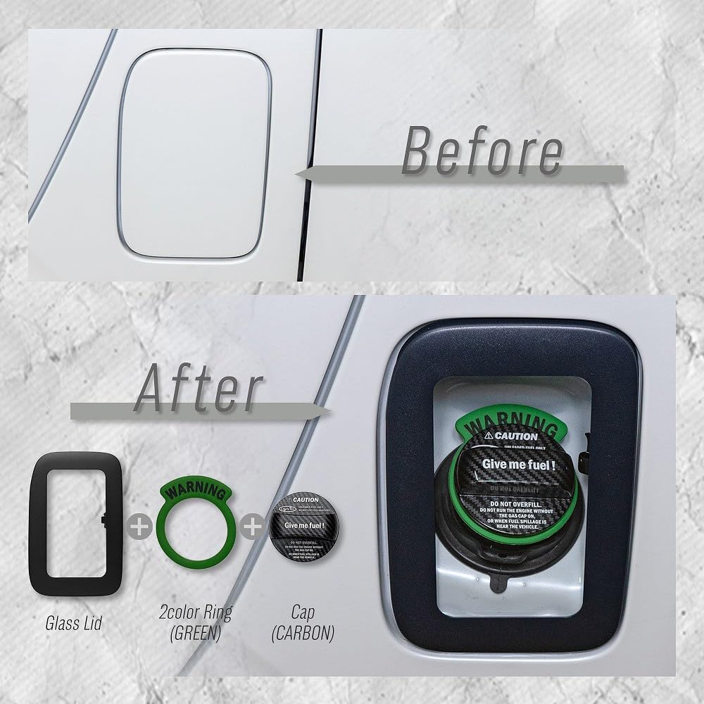 Amazon | シェアスタイル ハイエース 200系 フューエル リッド カバー