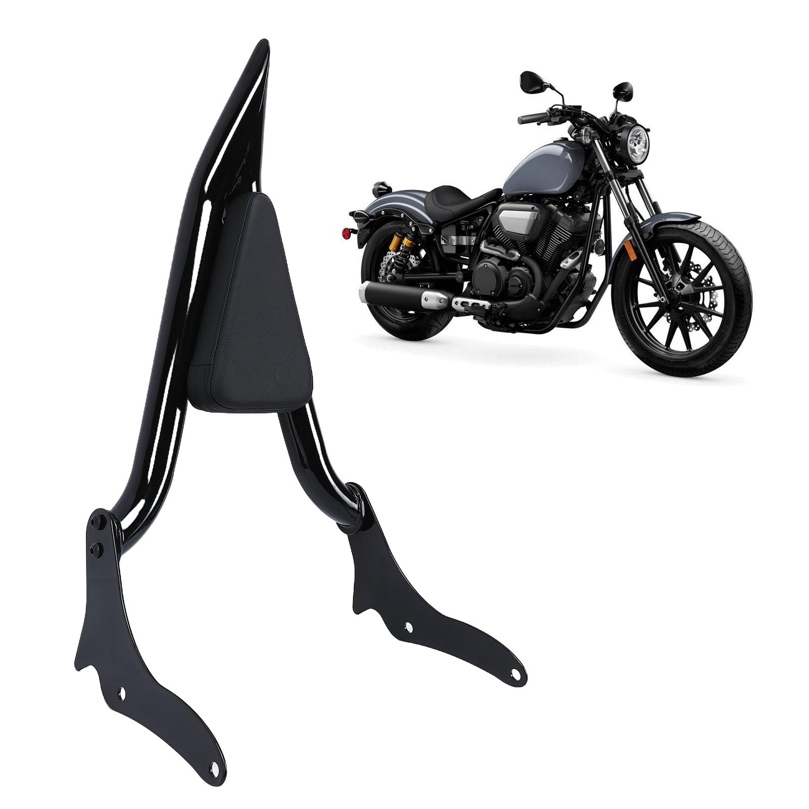 Respaldo Trasero para Motocicletas, Reemplazo de Barra Sissy Desmontable para Pernos 950 XV950 XVS950 2013 2025, Reemplazo de Barra Sissy de Respaldo Desmontable con