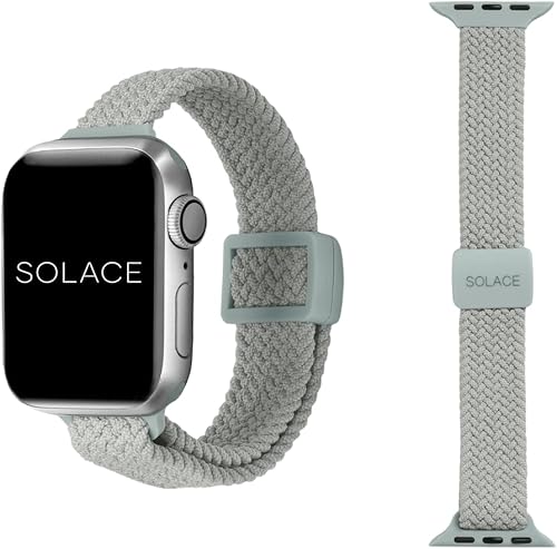 Miniatura 11 de Solace Bands Imperium Adapt Wide Adjustable Nylon Braided Watch Band - Compatible with All Apple Watches - Solace Apple Watch Bands for Women & Men