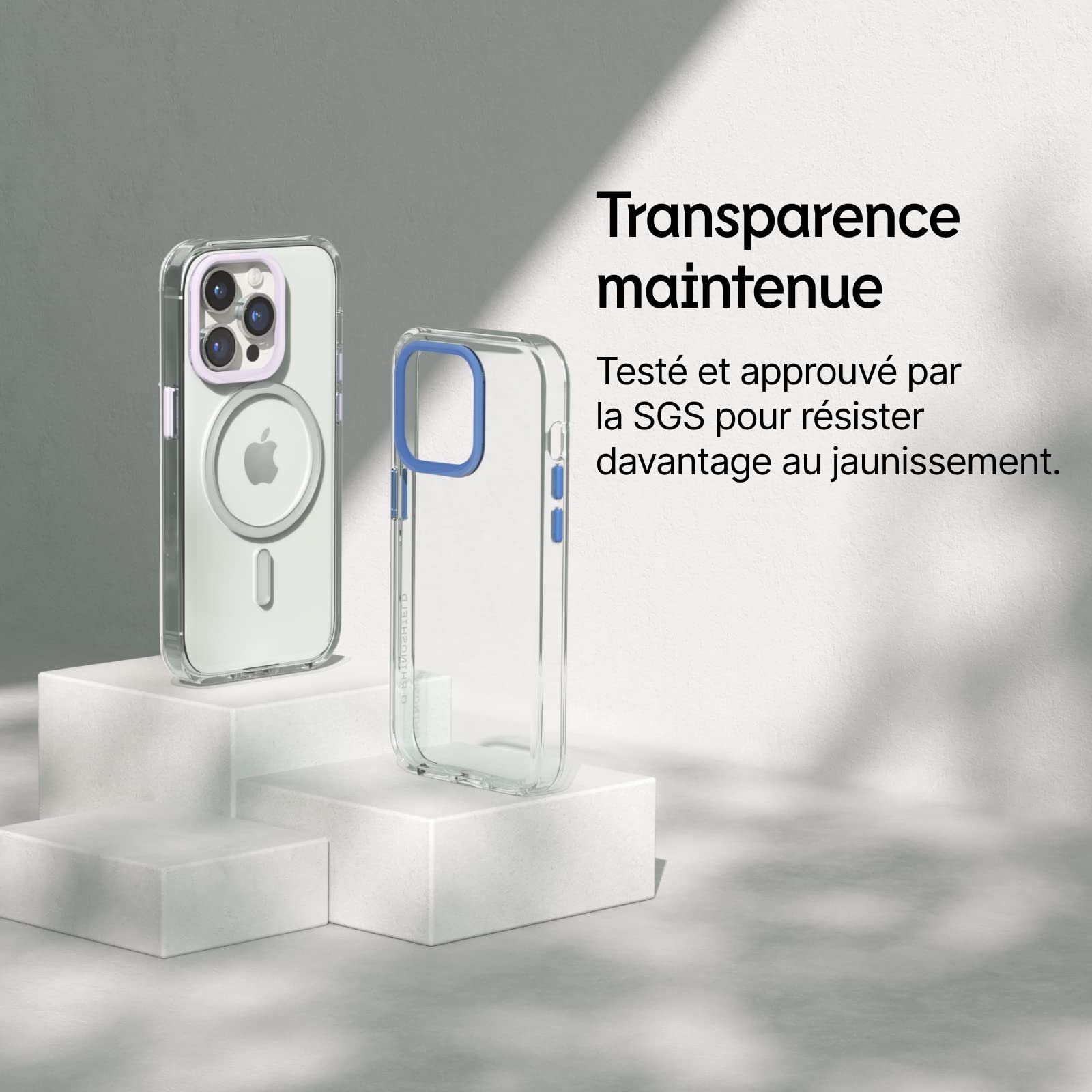 Coque RhinoShield Clear Compatible MagSafe Pour IPhone Air - Anti-jaunissement, Haute Transparence, Protection Militaire - Rose - 8