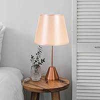 Vista 9 de Kit de pantalla de lino Reemplazo para pantalla de lámpara de tela para lámpara de mesa (blanco)