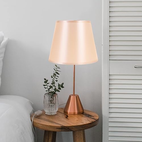 Miniatura 9 de Kit de pantalla de lino Reemplazo para pantalla de lámpara de tela para lámpara de mesa (blanco)