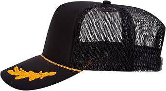 High Crown 5 Panel Mesh Back Foam Front Trucker Cap with Snapback Closure