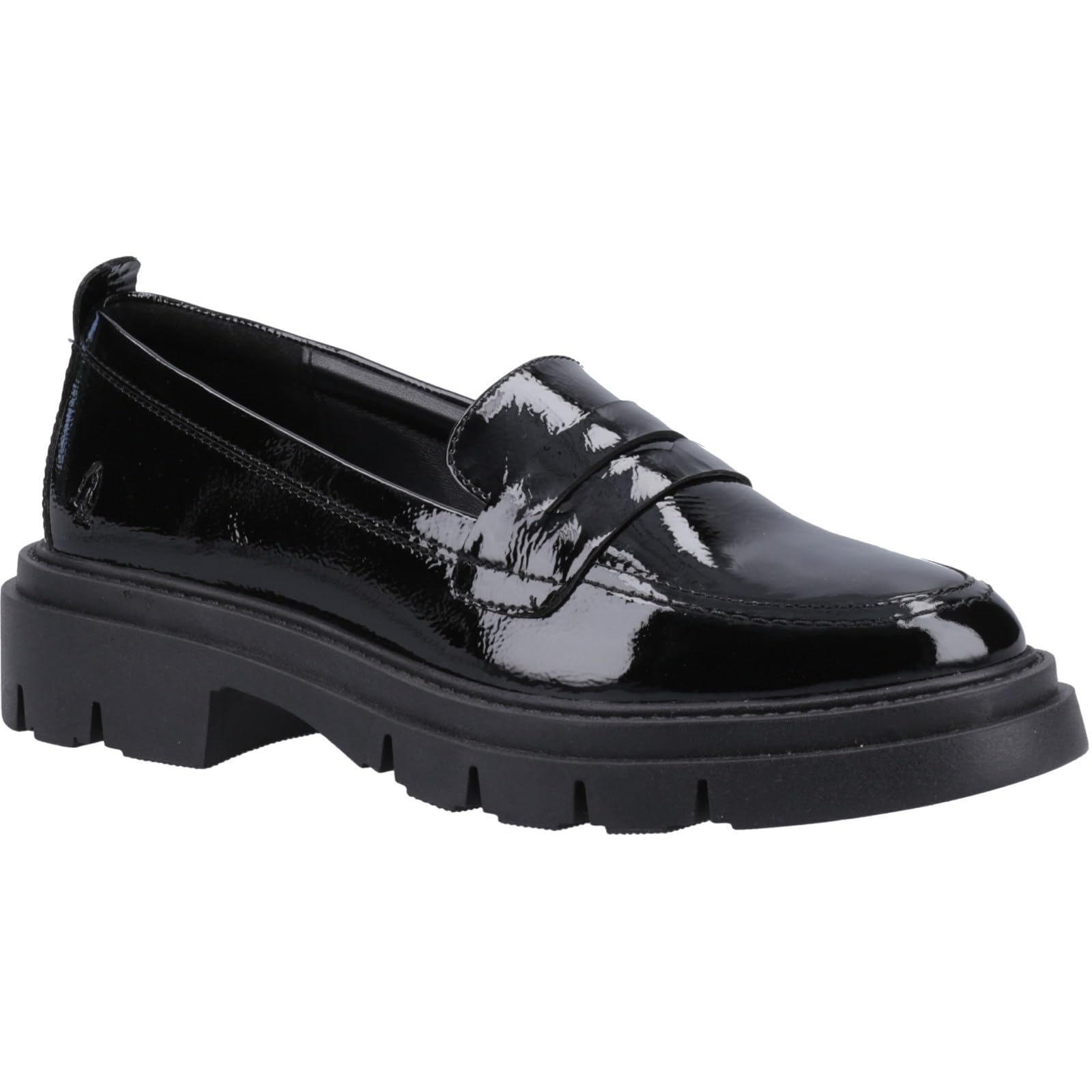 Hush Puppies Female Reece Loafer, Black, 8