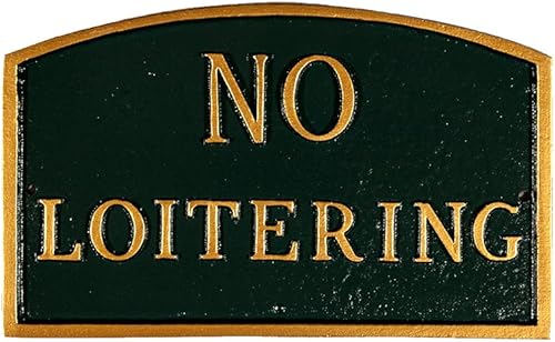 Montague Metal Products SP-13L-HGG Placa de declaración de arco sin holgazanear, grande, verde cazador y dorado