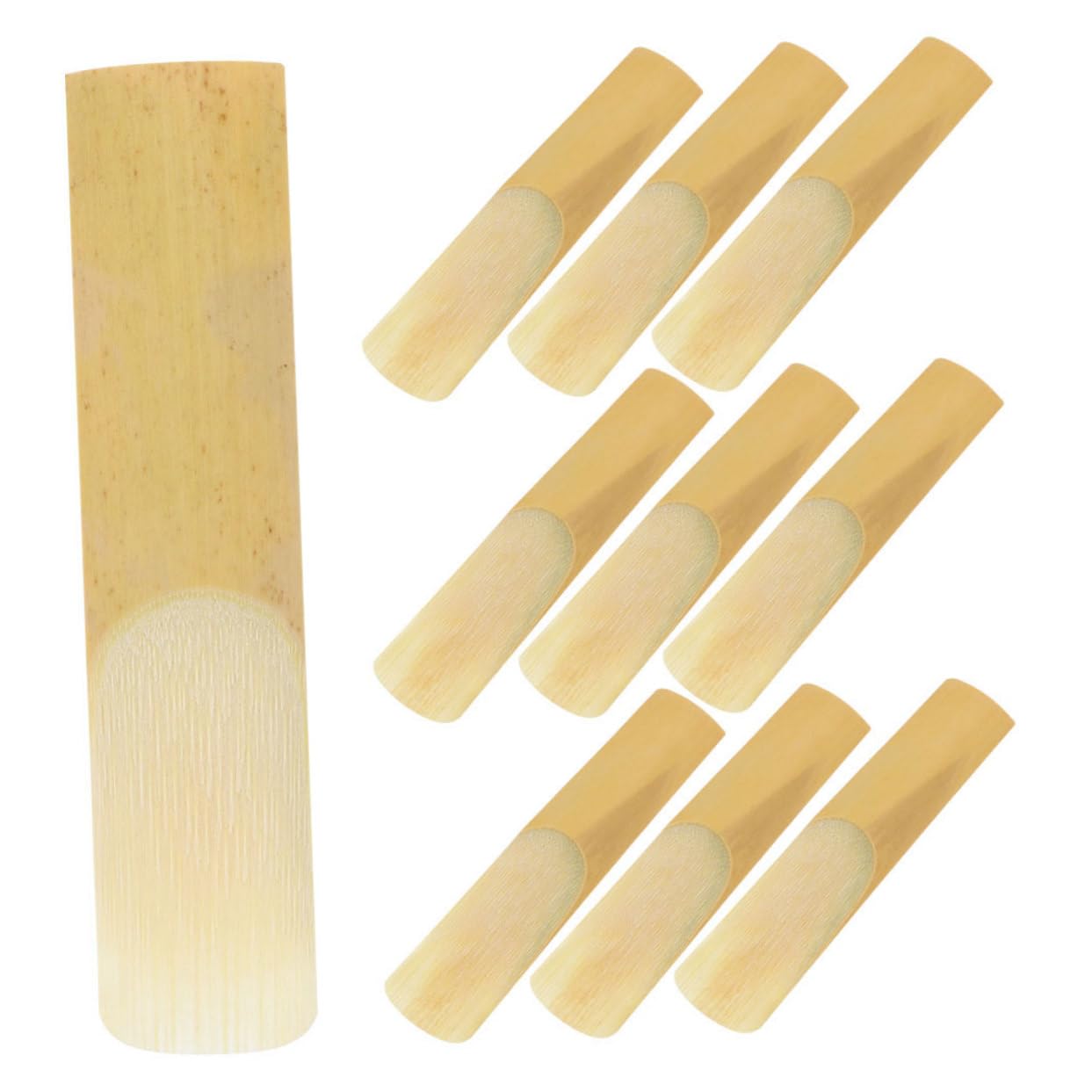 BESTonZON 80piezas Reeds De Saxofón Tenor Repuestos Para Saxofón Tradicional Accesorios Para Músicos Sonido Estable Para Jazz y Clásico