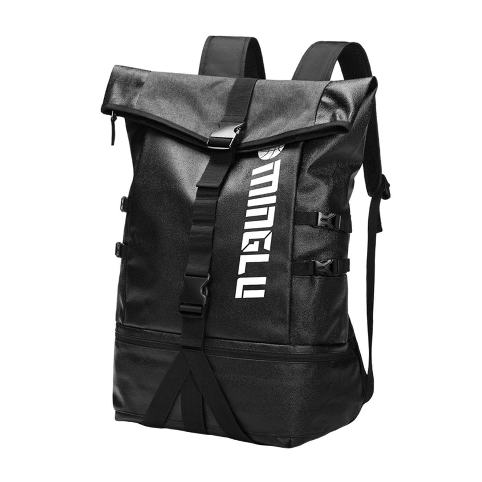 Wasserabweisender Volleyball Rucksack mit komfortablen Tragegurten und viel Platz für Sportausrüstung und Zubehör. Basketball Rucksack mit Ballfach für Herren.