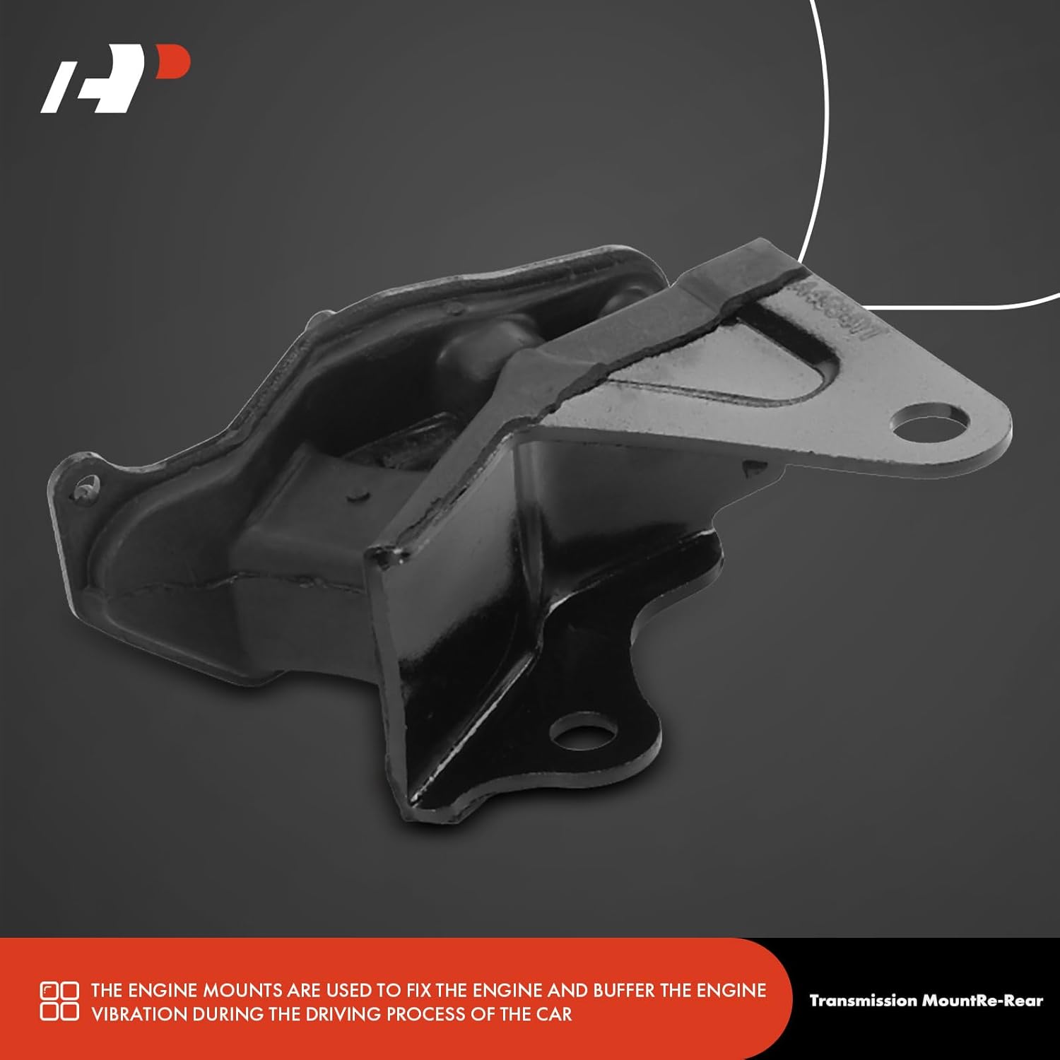 A-Premium 2PCS Front and Rear Transmission Mount Kit Compatible with Honda Accord 2003-2007 2.4L & Acura TSX 2004-2008 2.4L, Manual Transmission, Replace# 50860SDAA12, 50850SDAA10