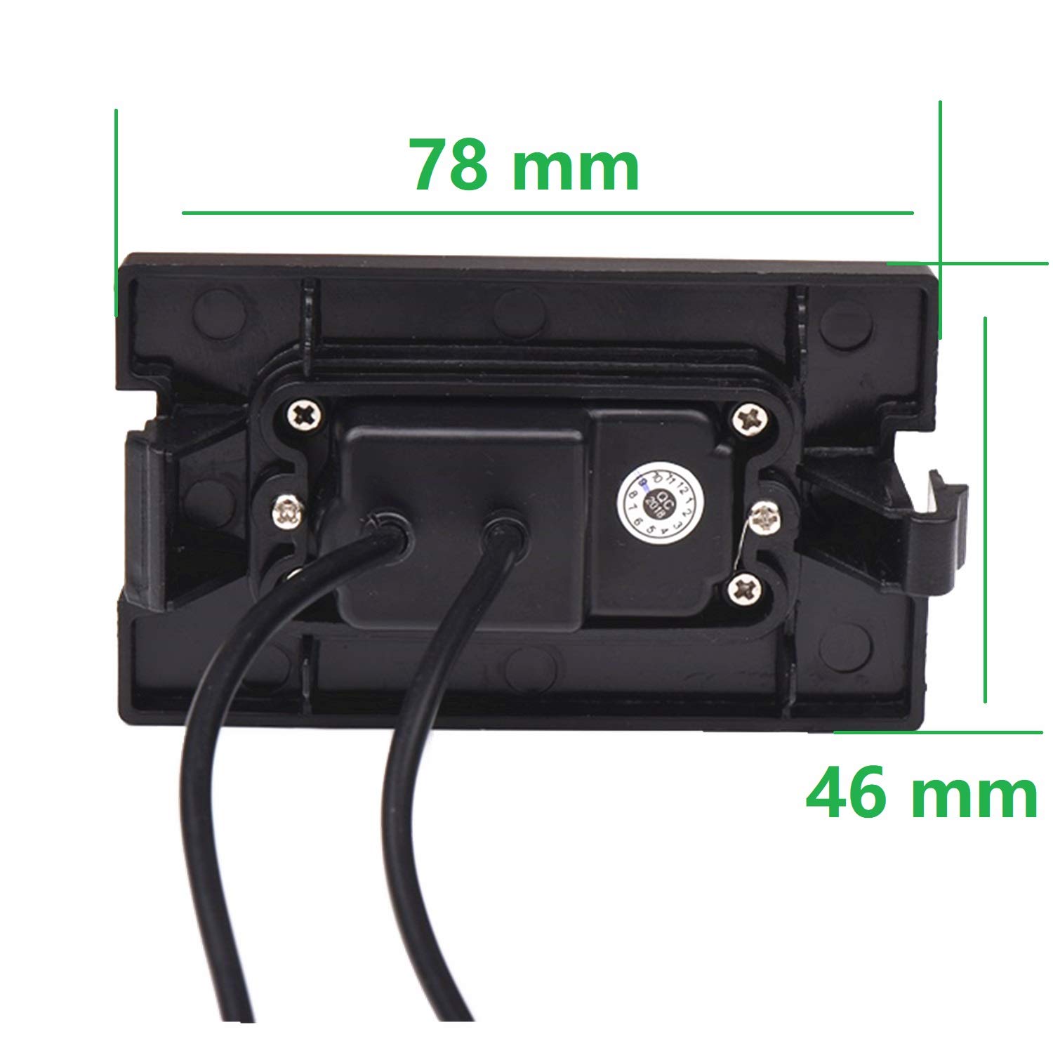 Telecamera di retromarcia HD per targa di immatricolazione, impermeabile, visione notturna, per Land Rover Discovery 3 4 Range Rover Sport Freelander 2