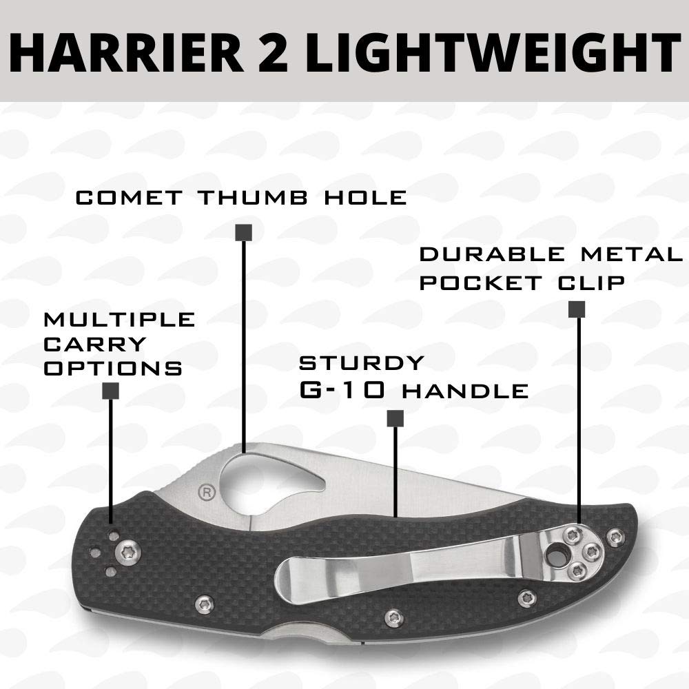 0 Spyderco Byrd Harrier 2 Lockback