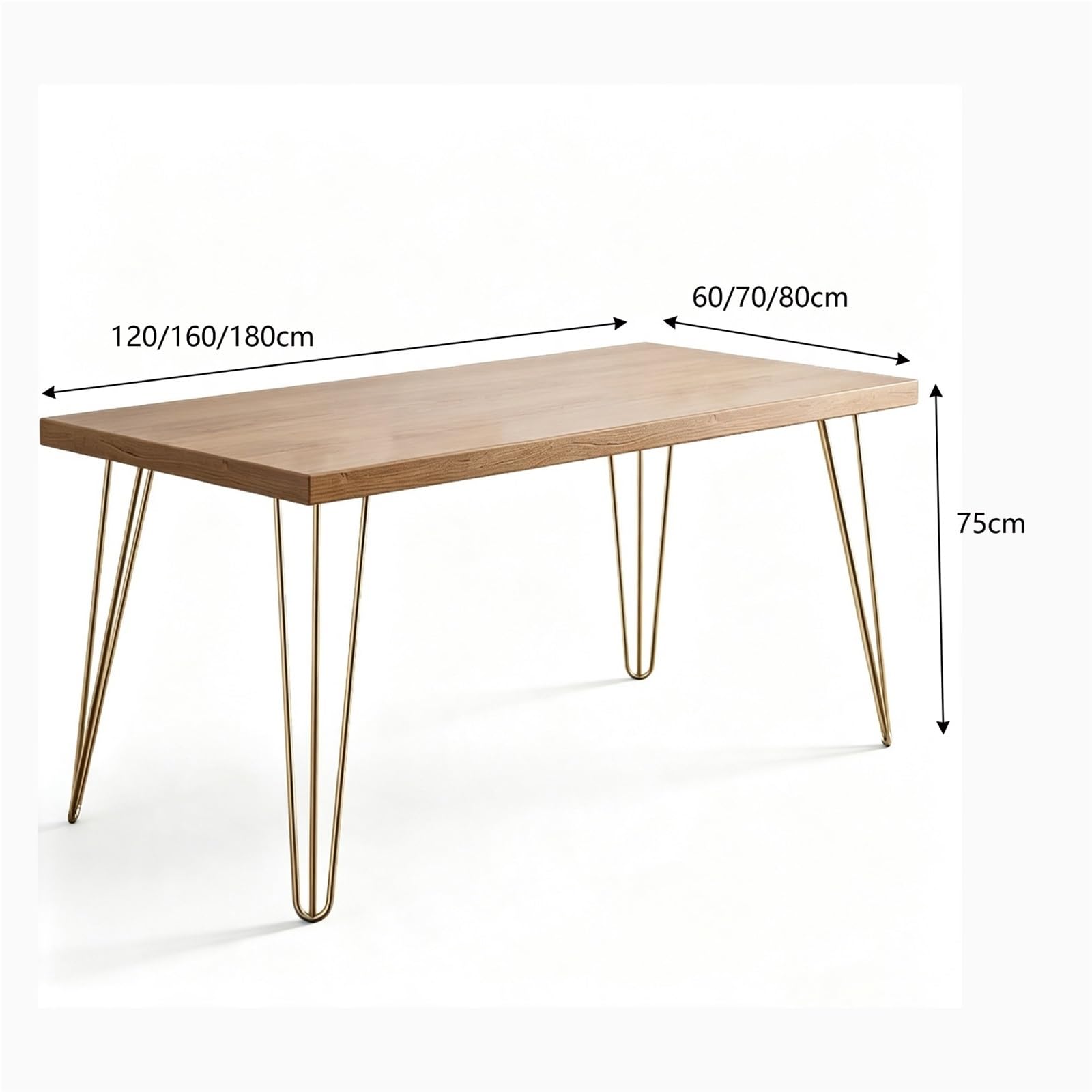 Moderno Tavolo da ufficio multiuso Scrivania for computer in legno massello