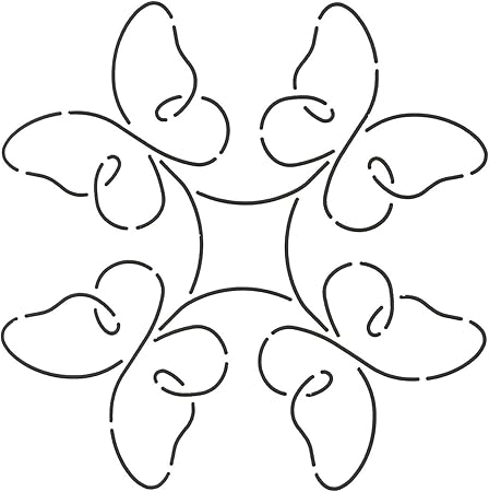 Quilting Creations Promise Quilt Stencil, 7"